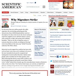 Why Migraines Strike