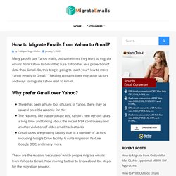 Migrate Emails from Yahoo to Gmail Easily - Know How?