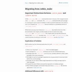 Migrating from catkin_make — catkin_tools 0.0.0 documentation
