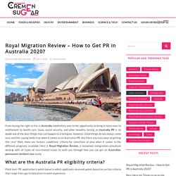 Royal Migration Review - How to Get PR in Australia 2020?