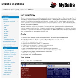 MyBatis Migrations - MyBatis Migrations