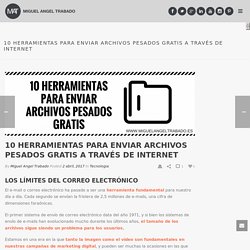10 herramientas para enviar archivos pesados gratis a través de internet - miguelangeltrabado.es