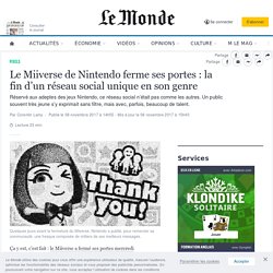Le Miiverse de Nintendo ferme ses portes : la fin d’un réseau social unique en son genre