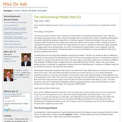 Mike On Ads » Blog Archive » The Ad-Exchange Model (Part II)