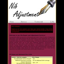 Mike It Work! - Nib Adjustment