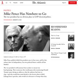 Is Mike Pence's Political Career Over?