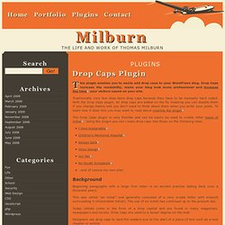 Milburn – Plugins