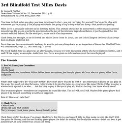 Miles Davis Interviews