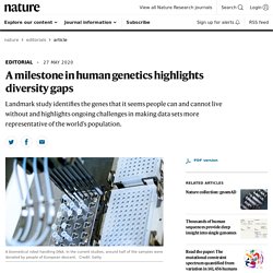 A milestone in human genetics highlights diversity gaps