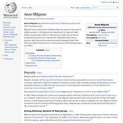 Anne Milgram