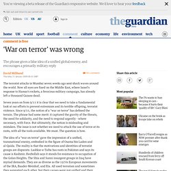 David Miliband: 'War on terror' was wrong