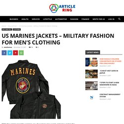 US Marines Jackets – Military Fashion for Men's Clothing - ColorMag Pro Classic News