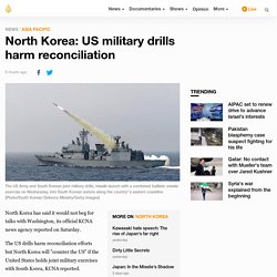 3/3/18: North Korea: US military drills harm reconciliation