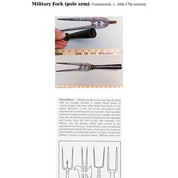 Military Fork (pole arm)