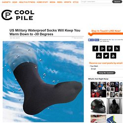 US Military Waterproof Socks Will Keep You Warm Down to -30 Degrees