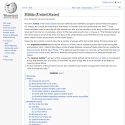 Militia (United States)