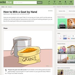 How To Milk A Goat By Hand: 16 Steps (With Pictures)