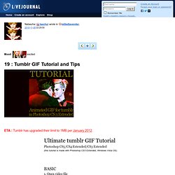 milledlavender: 19 : Tumblr GIF Tutorial and Tips