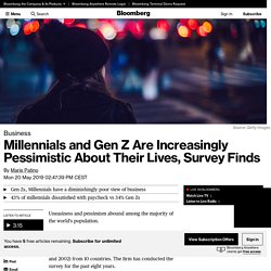 Millennials, Gen Z Pessimistic on Life, Deloitte Survey Shows
