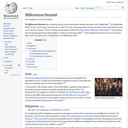 Millennium Summit