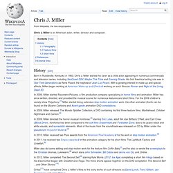 Chris J. Miller