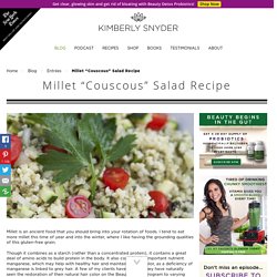 Millet “Couscous” Salad Recipe