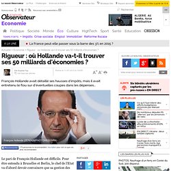 Où Hollande va-t-il trouver ses 50 milliards d'économies ?