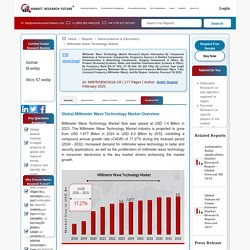 Millimeter Wave Technology Market by Size, Growth and Analysis 2027