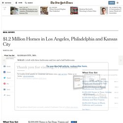 $1.2 Million Homes in Los Angeles, Philadelphia and Kansas City