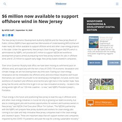 $6 million now available to support offshore wind in New Jersey