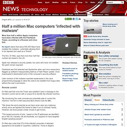 Half a million Mac computers 'infected with malware'
