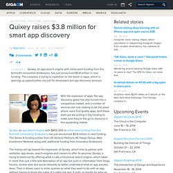 Quixey raises $3.8 million for smart app discovery