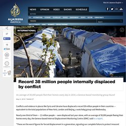 38 Million People Displaced by Conflict