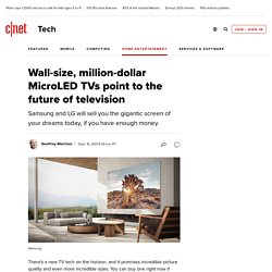 Wall-size, million-dollar MicroLED TVs point to the future of television