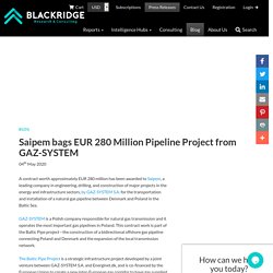 Saipem bags EUR 280 Million Gas Pipeline Project