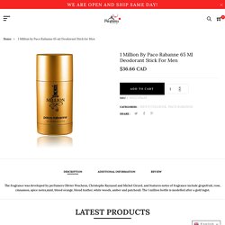 1 Million by Paco Rabanne 65 ml Deodorant Stick for Men – Parfums Canada