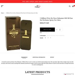 1 Million Prive by Paco Rabanne 100 ml Eau De Perfume Spray for Men – Parfums Canada
