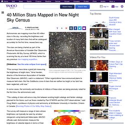 40 Million Stars Mapped in New Night Sky Census