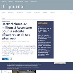 Hertz réclame 32 millions à Accenture pour la refonte désastreuse de ses sites web