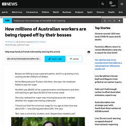 How millions of Australian workers are being ripped off by their bosses