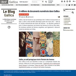 8 millions de documents numérisés dans Gallica et des portraits de femmes