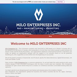 Milo Enterprises Inc