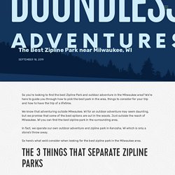 The Best Zipline Park near Milwaukee, WI - Boundless Adventures