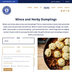 Mince and Herby Dumplings - Recipes - Hairy Bikers