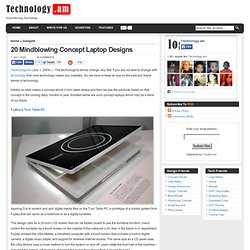 20 Mindblowing Concept Laptop Designs