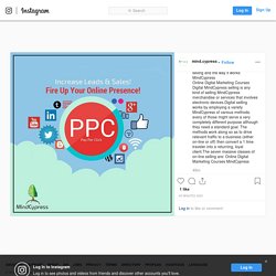 MindCypress on Instagram: “#mindcypress #digitalmarketing #digitalmarketingcourses #onlinedigitalmarketing Online Digital Marketing Courses (MindCypress) Learn…”