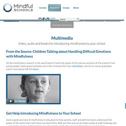 Discover and share Mindfulness in Education resources