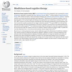 Mindfulness-based cognitive therapy