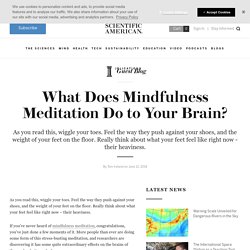 What Does Mindfulness Meditation Do to Your Brain?