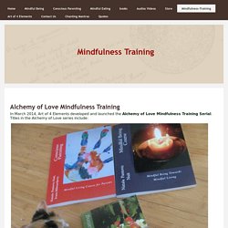 Mindfulness Training Methodology, Exercises, Tools